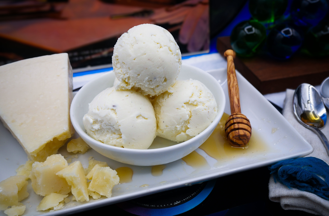 manchego truffle honey ice cream